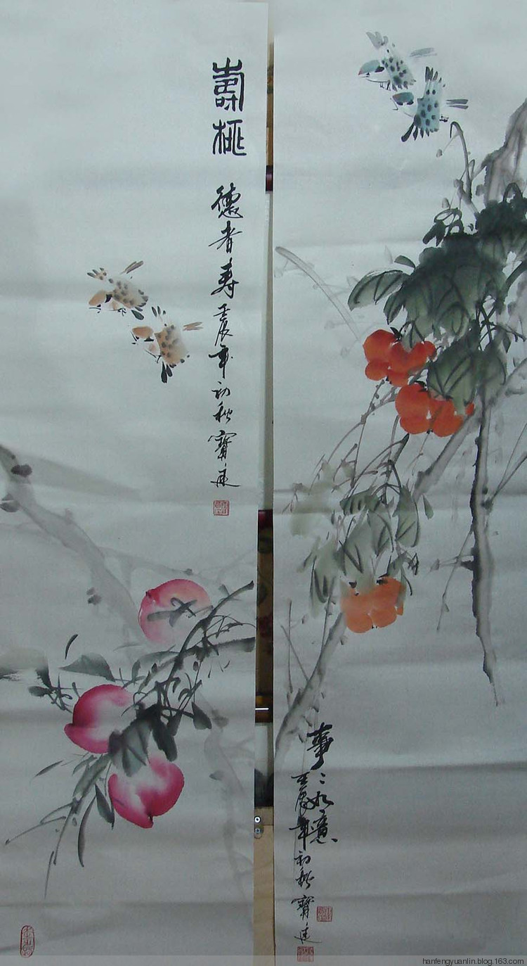 霍宝廷国画花鸟作品