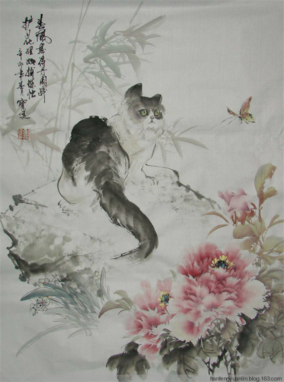 霍宝廷国画花鸟作品