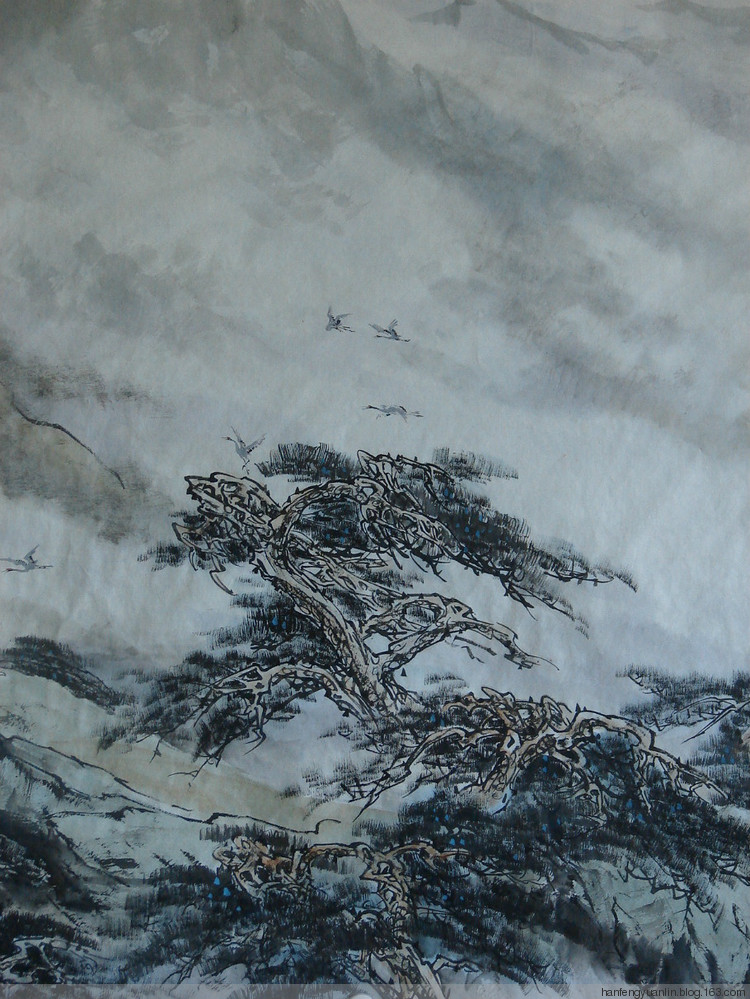 霍宝廷国画花鸟作品