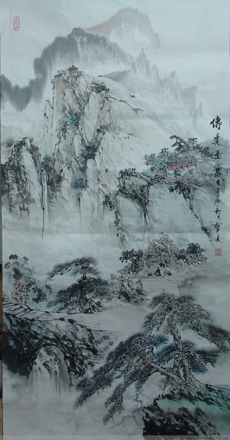 霍宝廷国画花鸟作品