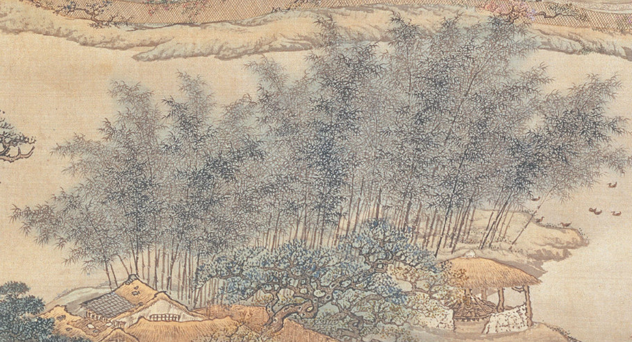 袁江国画山水:东园图卷