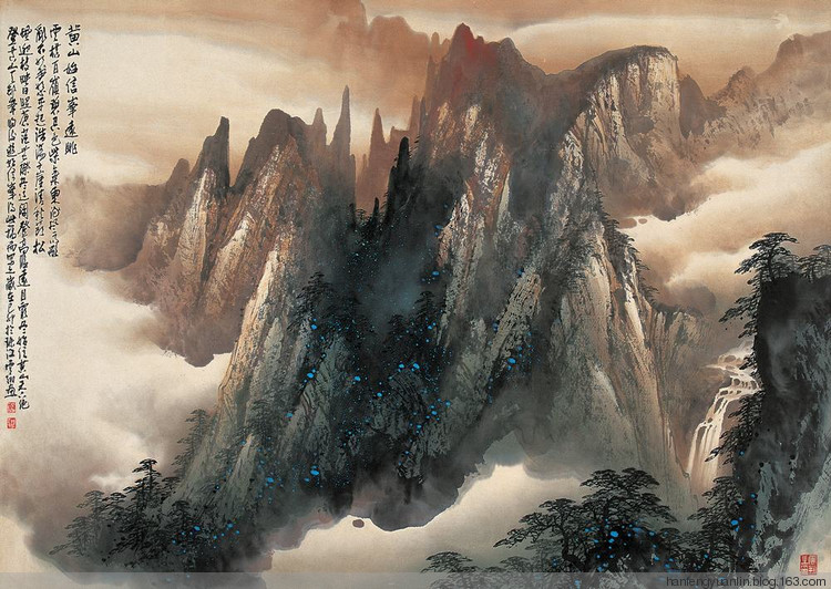 施云翔国画山水作品