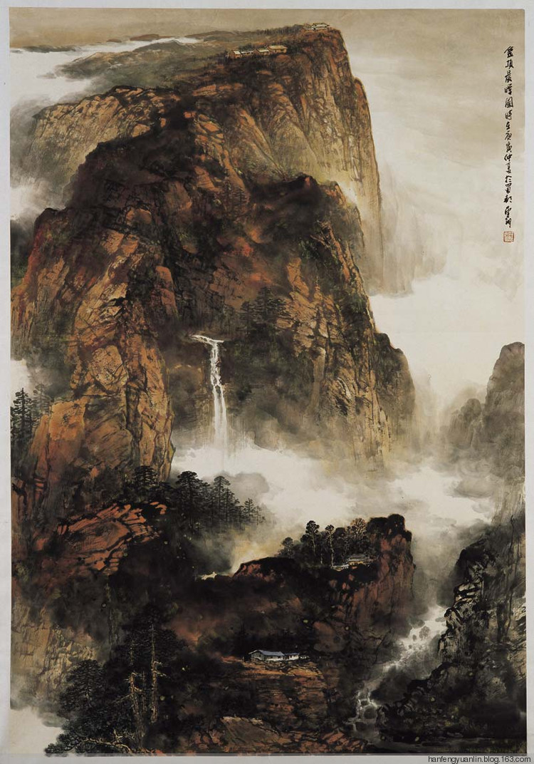 施云翔国画山水作品