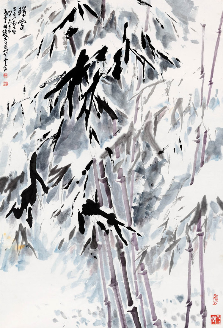刘伯骏写意花鸟画