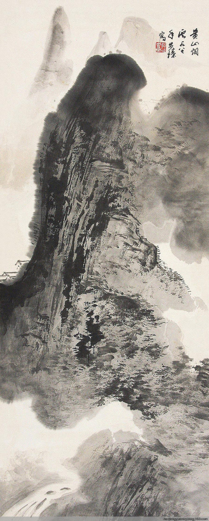 罗步臻国画山水作品
