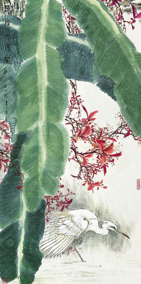 史玉国画花鸟作品