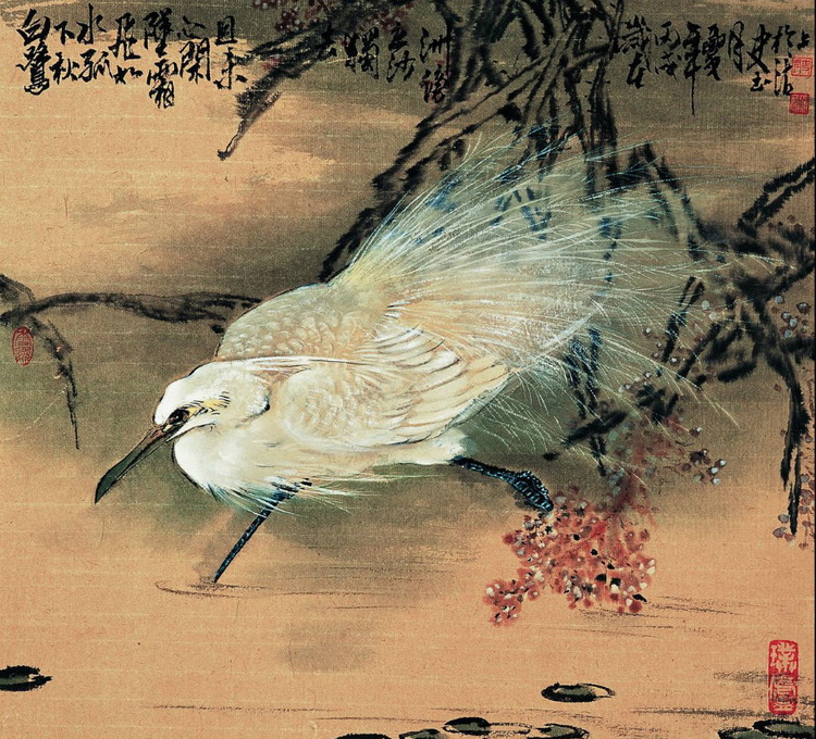 史玉国画花鸟作品