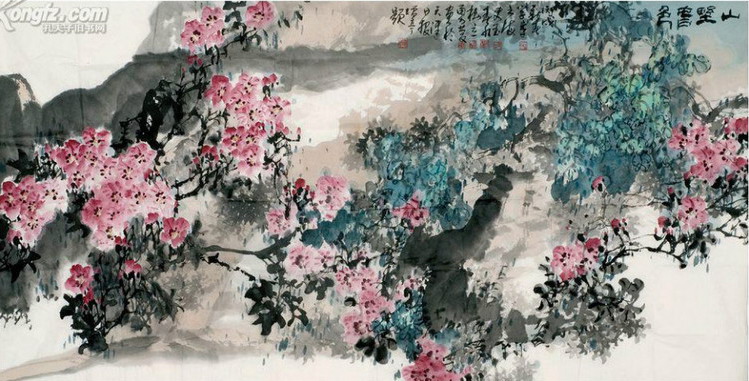 史玉国画花鸟作品