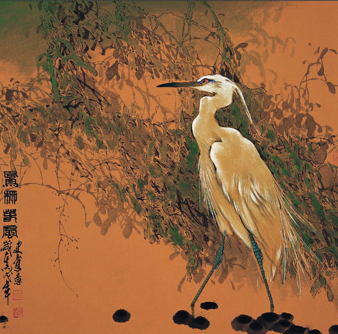 史玉国画花鸟作品