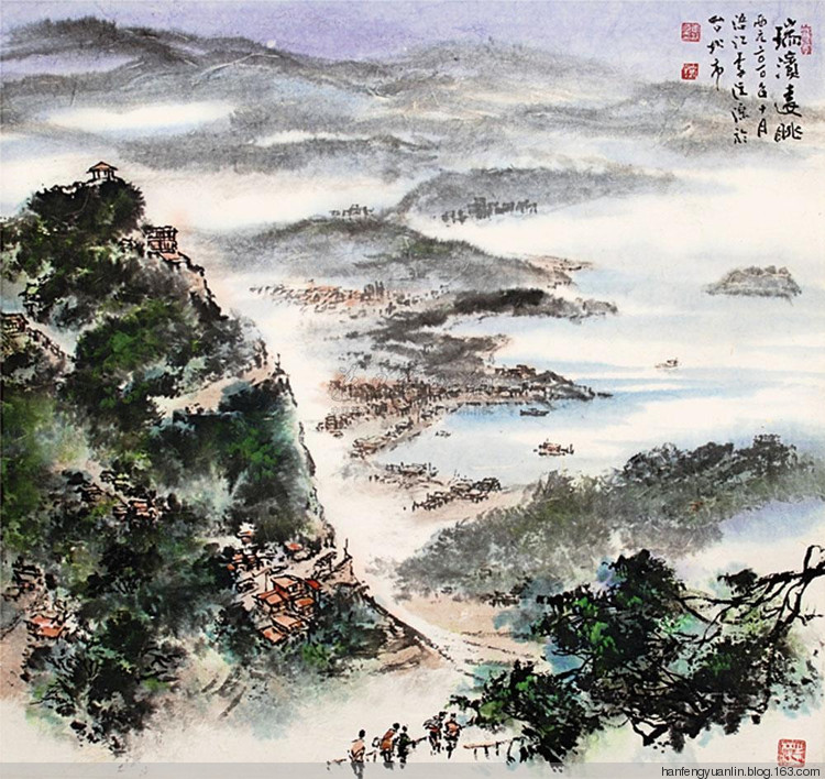 李沃源国画山水作品