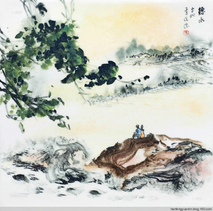 李沃源国画山水作品