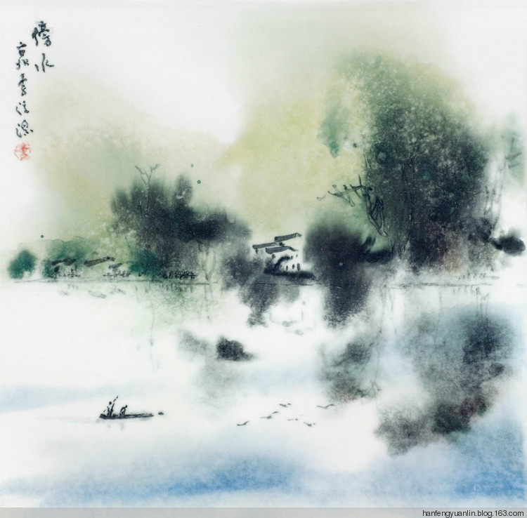 李沃源国画山水作品