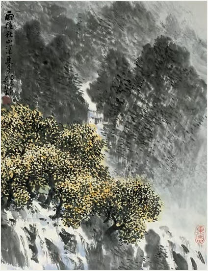 吴养木国画山水作品