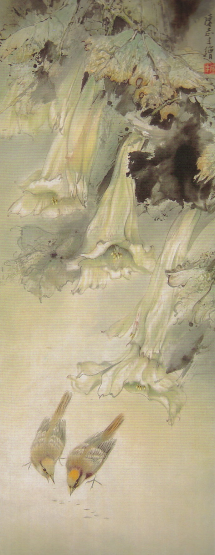 陈志才国画花鸟作品