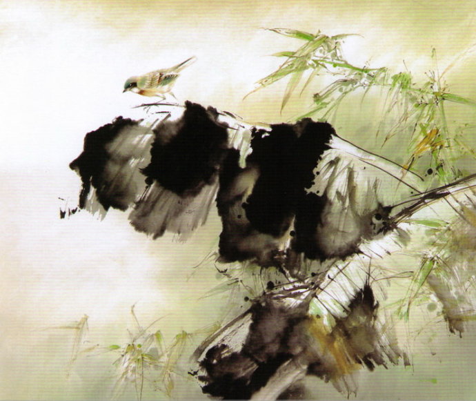 陈志才国画花鸟作品