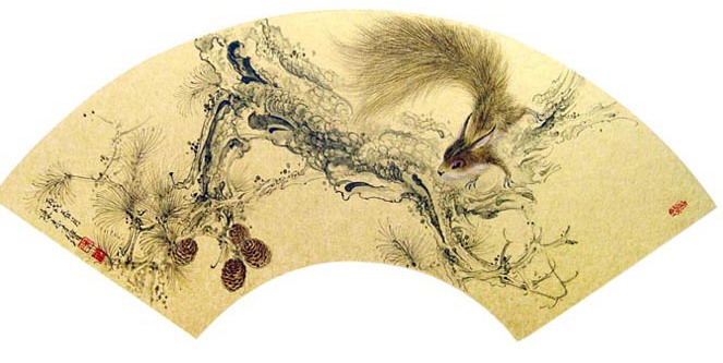 陈志才国画花鸟作品