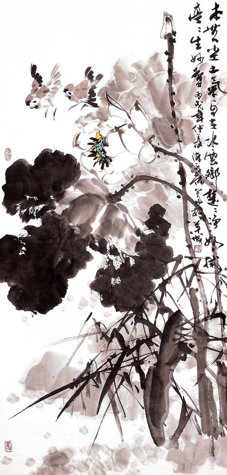 陈永康国画花鸟作品