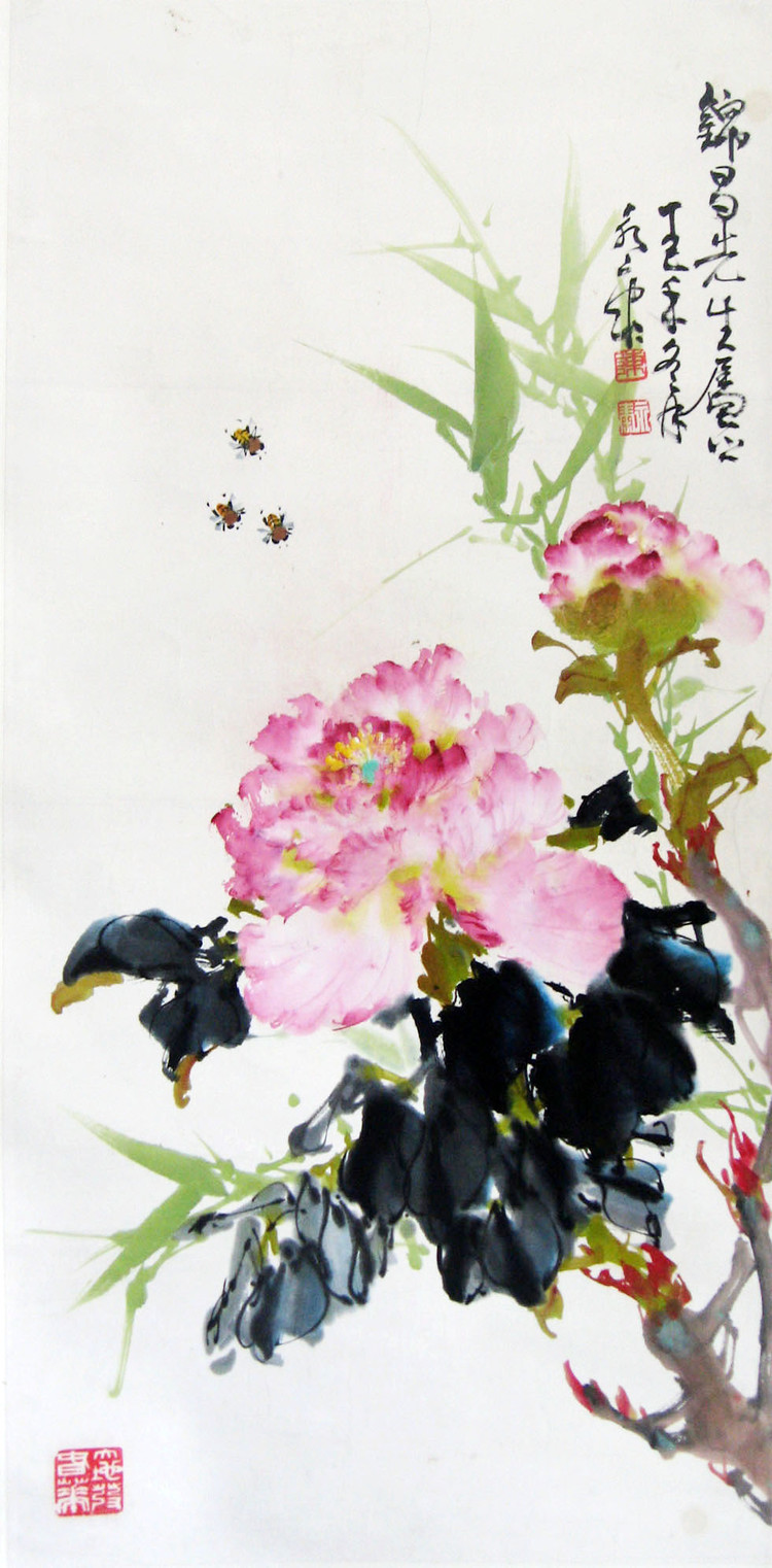 陈永康国画花鸟作品