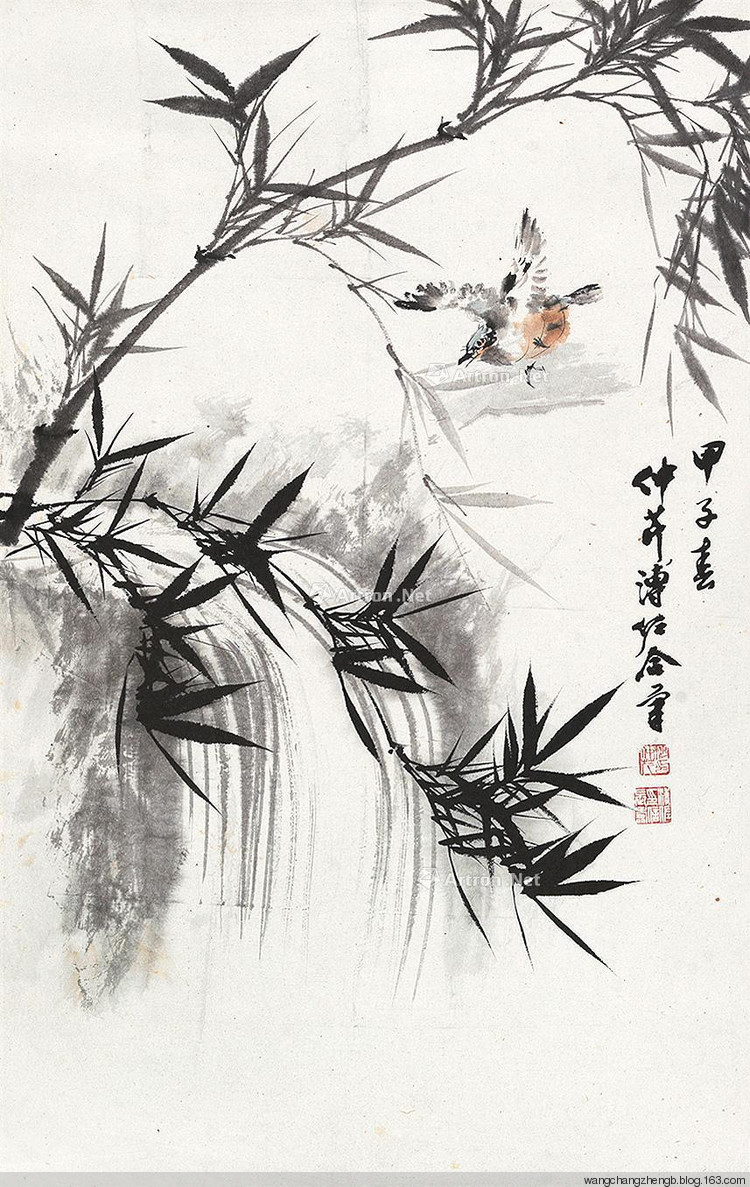 穆仲芹国画花鸟作品