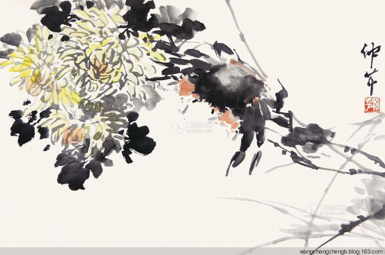穆仲芹国画花鸟作品