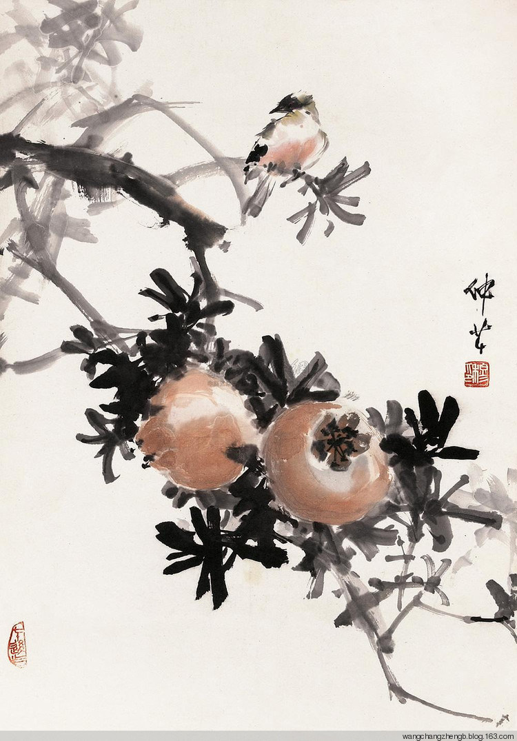 穆仲芹国画花鸟作品