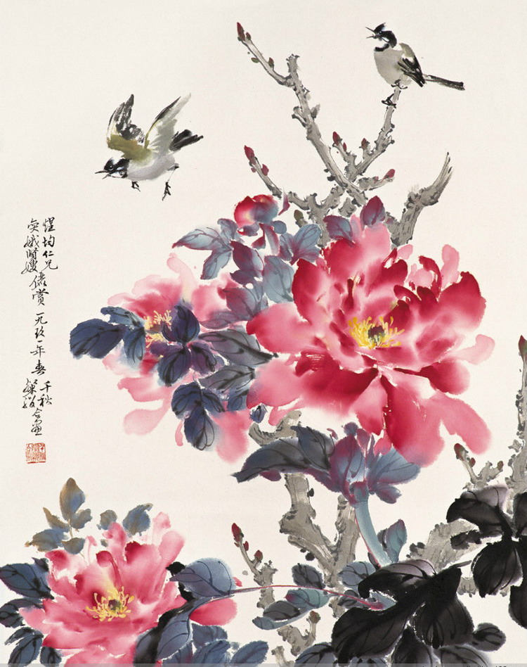 周千秋国画动物作品