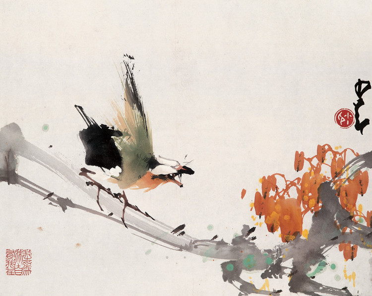 赵少昂国画作品