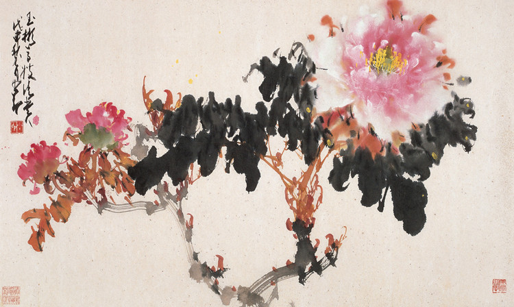 赵少昂国画作品