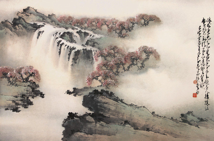 赵少昂国画作品