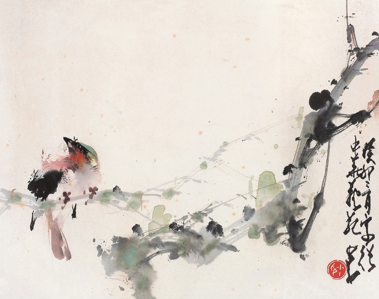 赵少昂国画作品