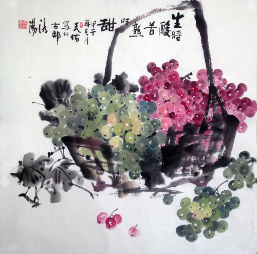 王天佑国画梅花作品