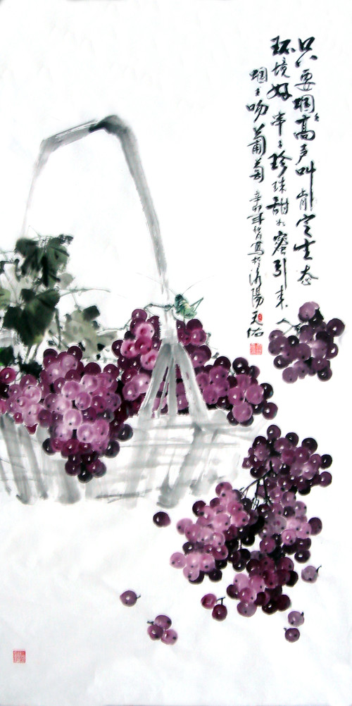 王天佑国画梅花作品