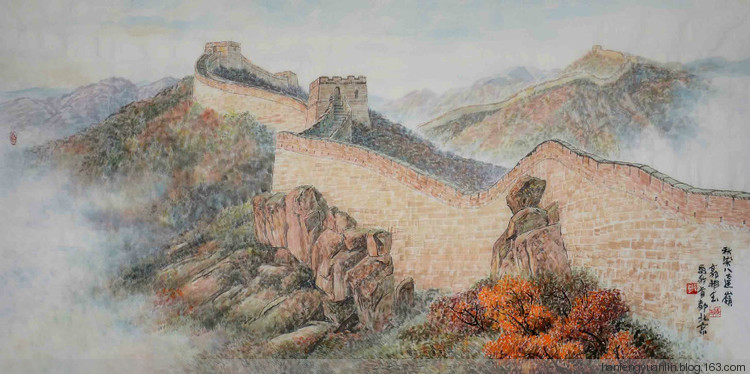 郭雅玉国画山水作品