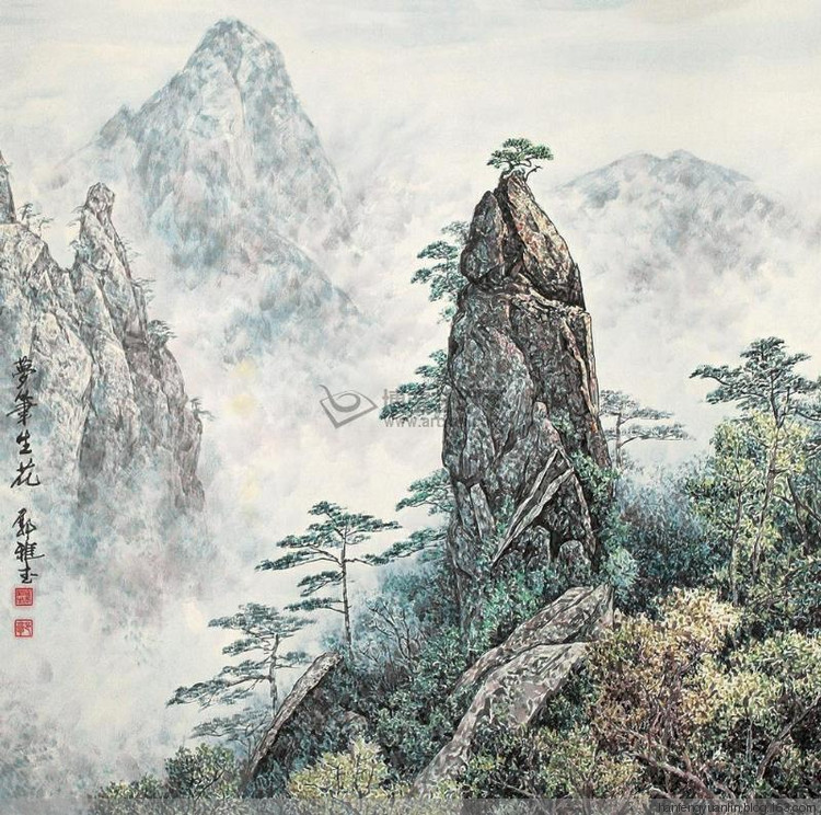 郭雅玉国画山水作品
