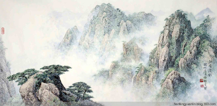郭雅玉国画山水作品