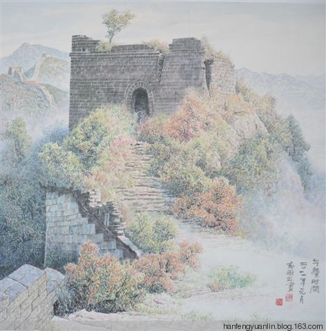 郭雅玉国画山水作品