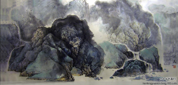 宋明远国画山水作品（一）