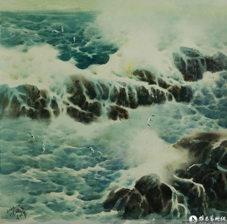 宋明远国画山水作品（一）