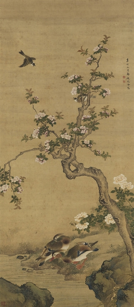 沈铨国画花鸟作品