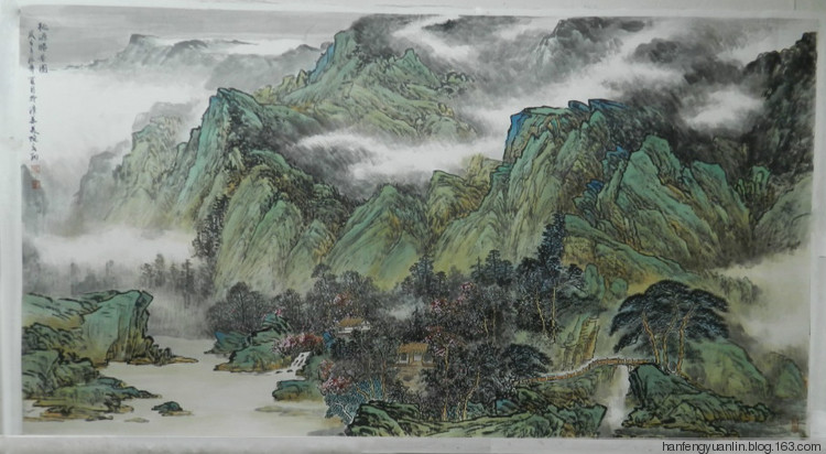 钟永翔国画山水作品