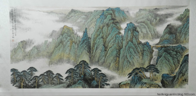 钟永翔国画山水作品
