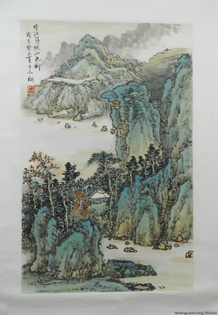 钟永翔国画山水作品
