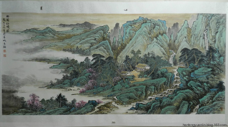 钟永翔国画山水作品
