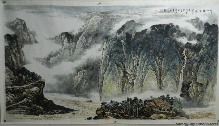 钟永翔国画山水作品