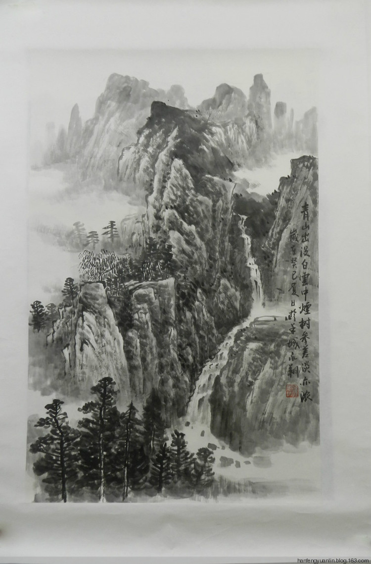 钟永翔国画山水作品