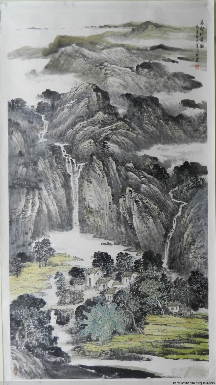 钟永翔国画山水作品
