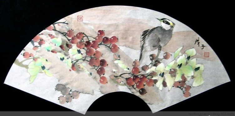 林深国画花鸟作品