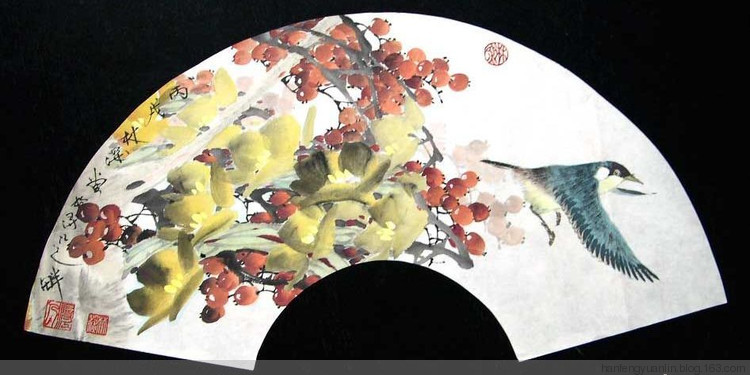 林深国画花鸟作品