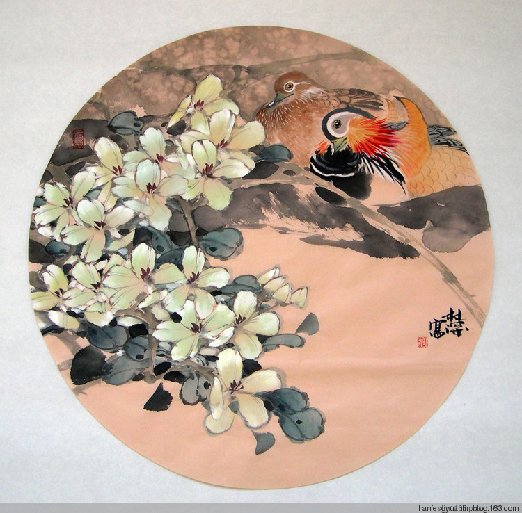 林深国画花鸟作品