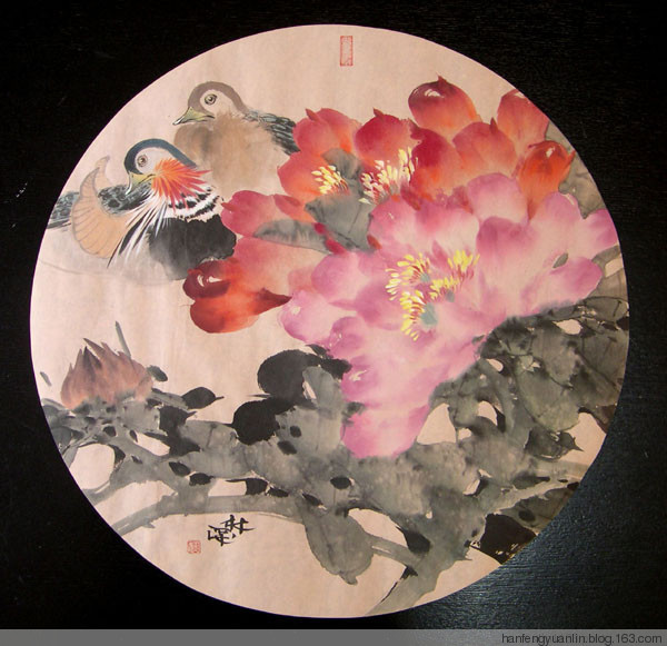 林深国画花鸟作品